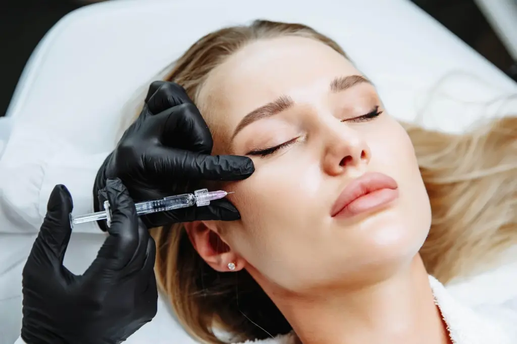 Woman receiving Botox injections in Ormond Beach, FL